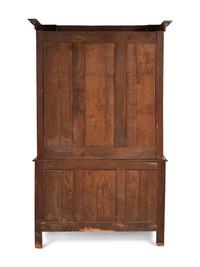 A Louis XV Provincial Cherry Stepback Cupboard