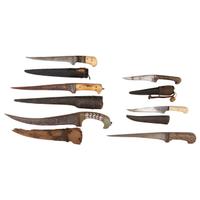 Lot of 6 Indo-Persian Pesh-Kabz Daggers