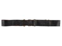 [CIVIL WAR]. Pre-war militia belt equipped with tongue and wreath eagle plate. Ca 1845-1860.