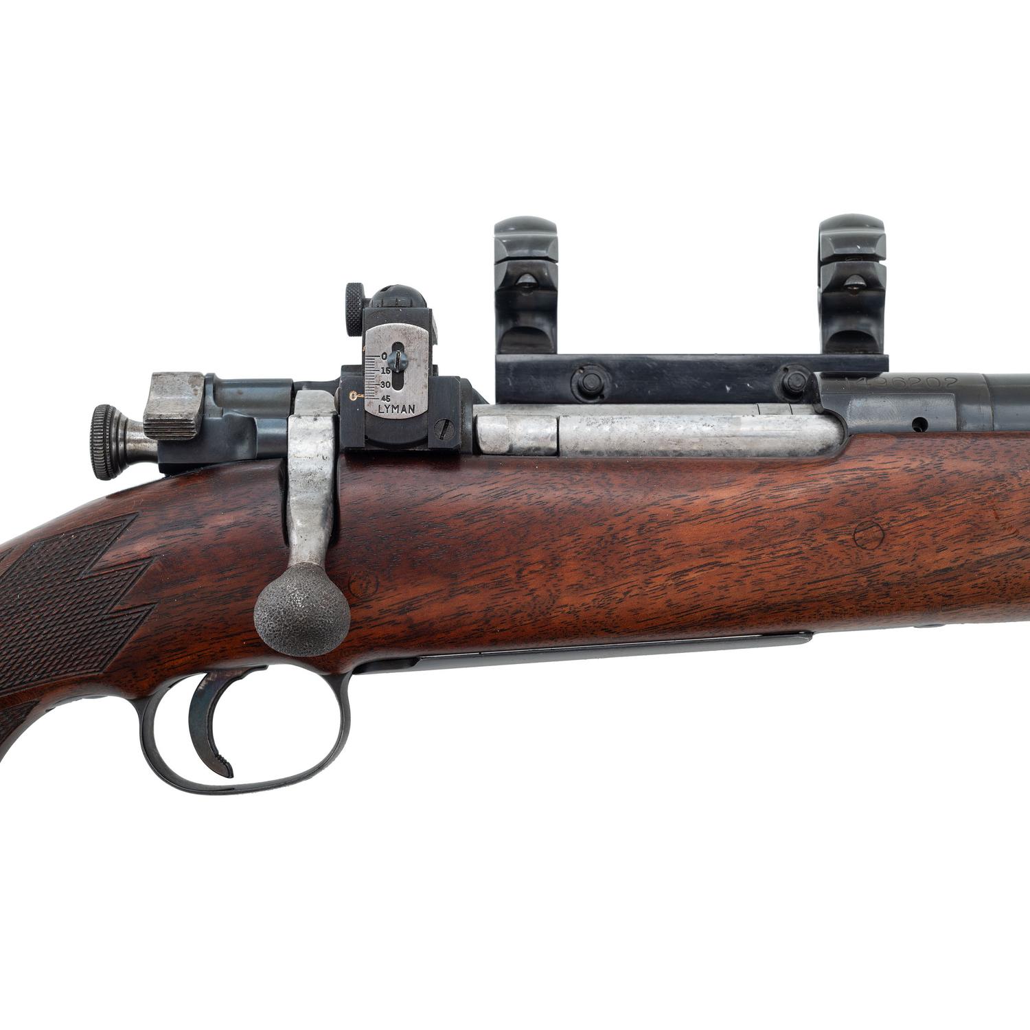 *Custom Springfield 1903 Sporting Rifle with Griffin & Howe Mounts, attributed to John Oberlies