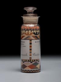 An Andrew Clemens (American, 1857-1894) Williams and Upham Contractors for River and Harbor Improvements Sand Bottle