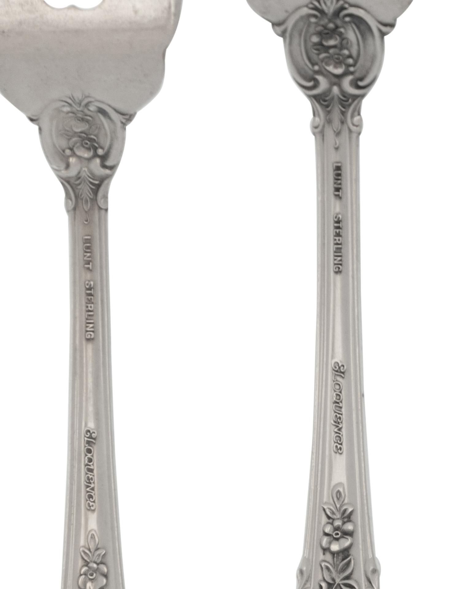 An American Silver Flatware Service