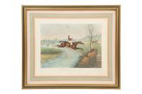 Chances of the Steeple Chase, 1826 (a set of eight)