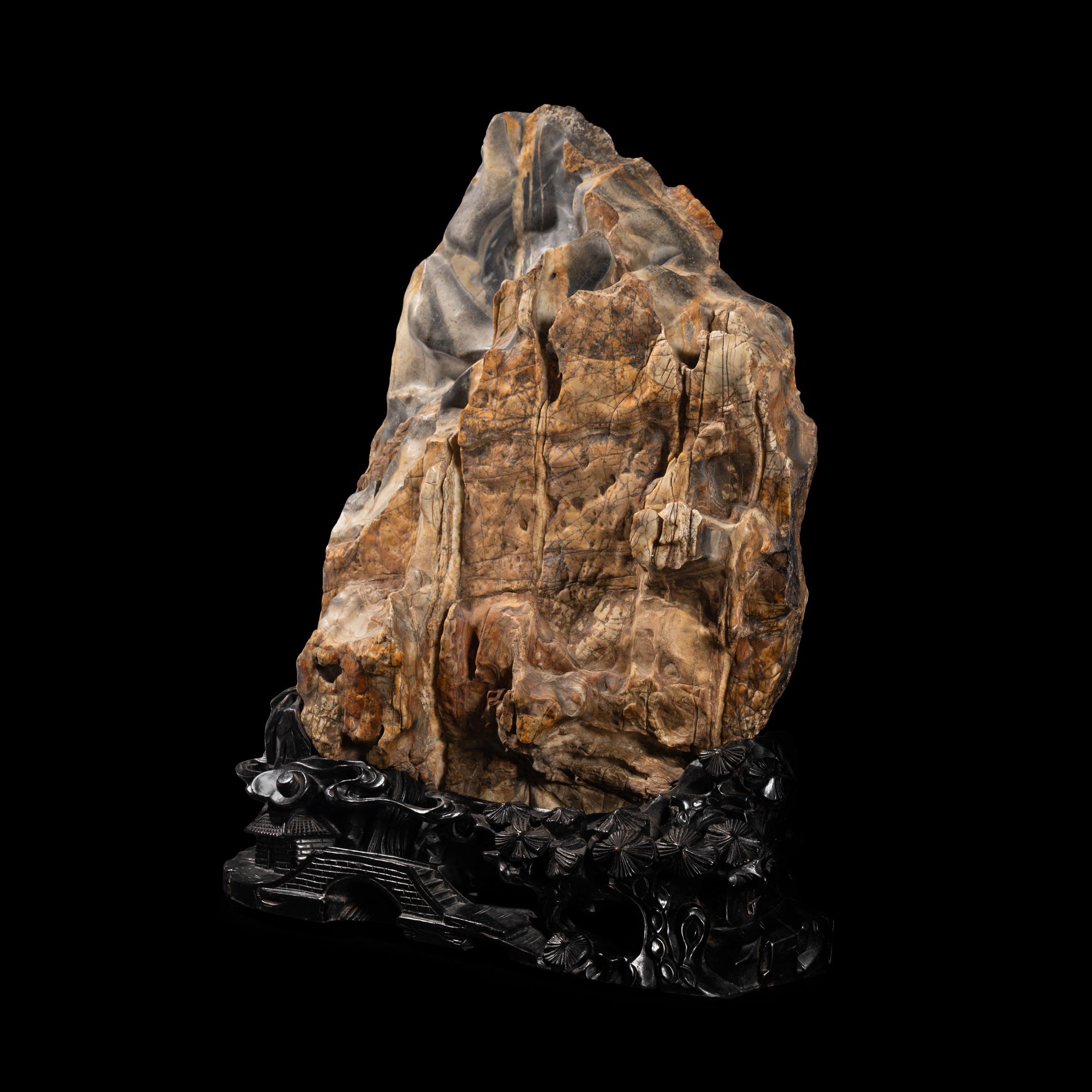 A Chinese Scholar's Rock, 20th Century 近代 賞石一座