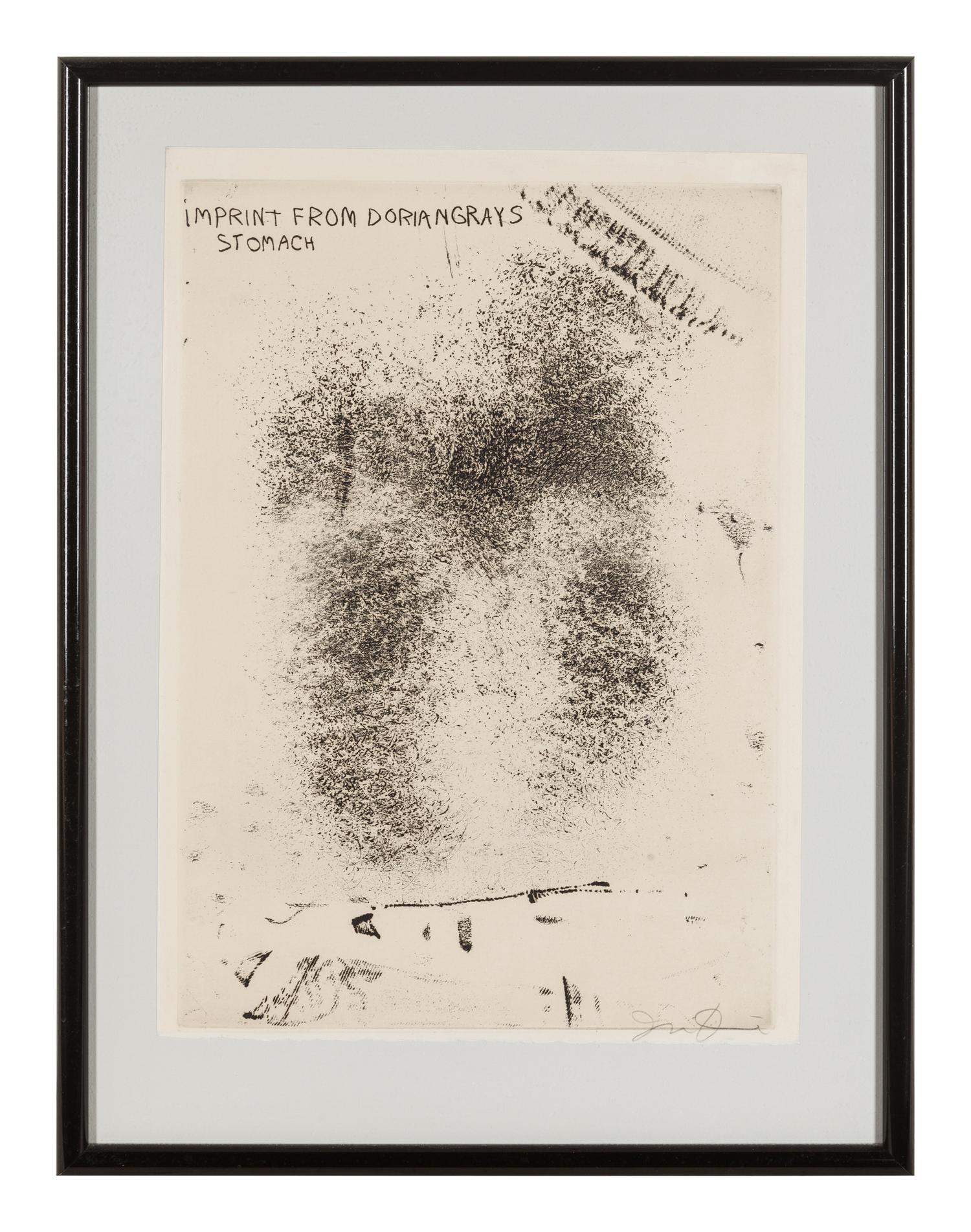 Imprint from Dorian Gray's Stomach (from the Picture of Dorian Gray)