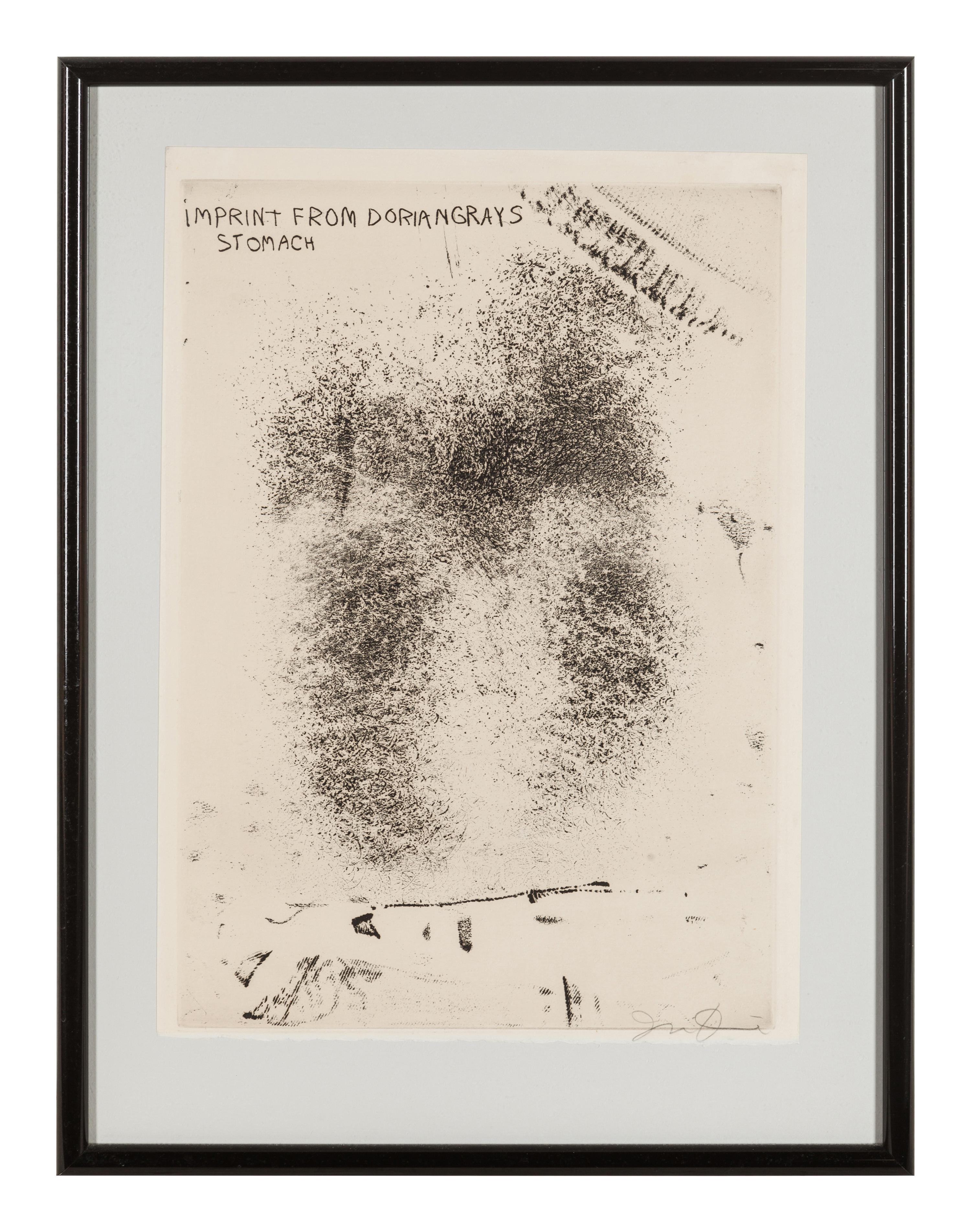 Imprint from Dorian Gray's Stomach (from the Picture of Dorian Gray)