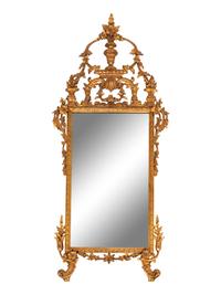 A Louis XVI Style Giltwood Mirror