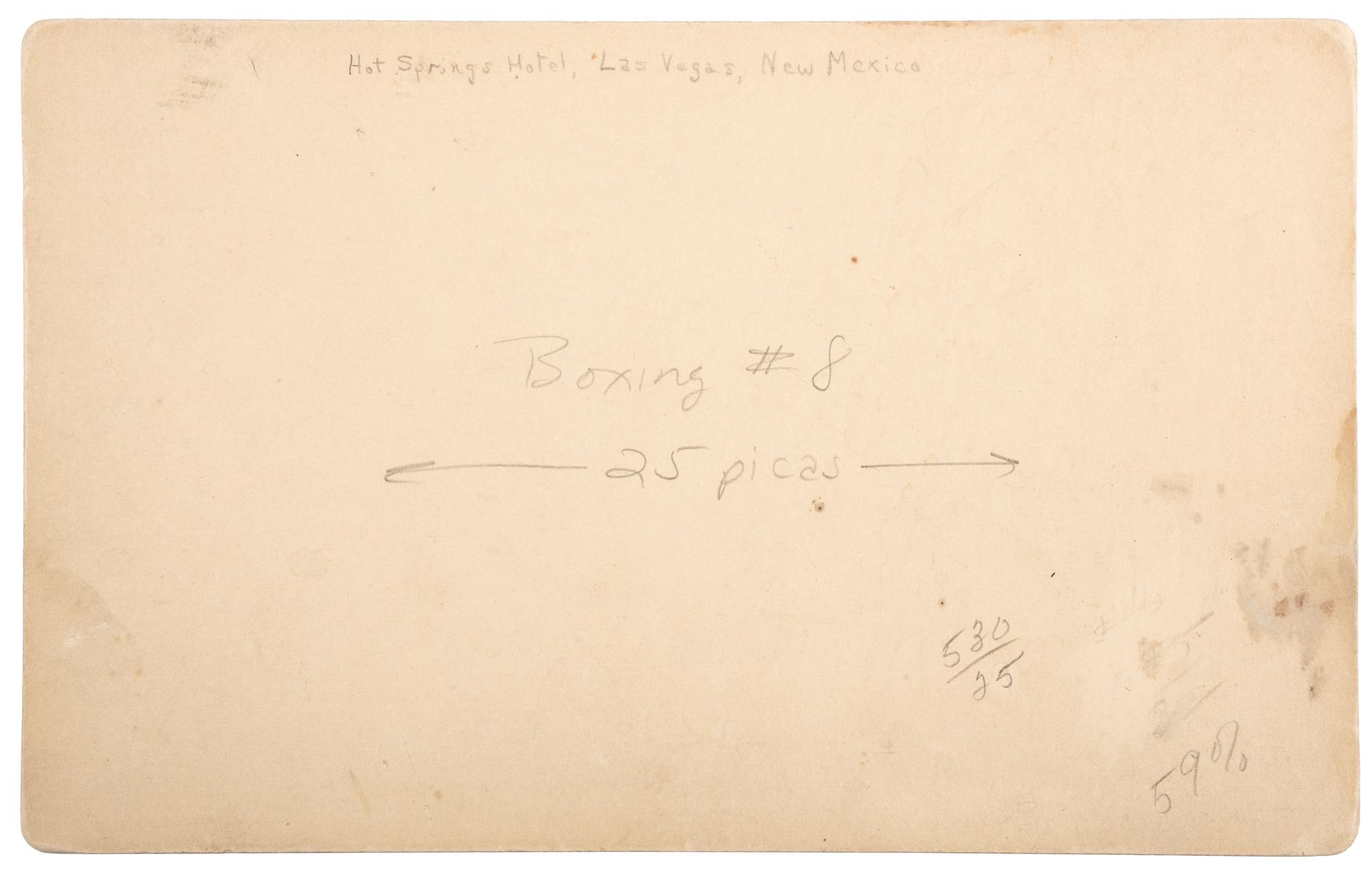 [NEW MEXICO]. A group of 4 photographs of New Mexico, incl. the Montezuma Hotel and Hot Springs in Las Vegas and the Palace of the Governors and Senate Chamber in Santa Fe.