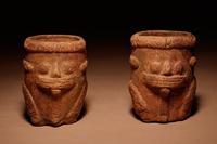 A Pair of Calima Terracotta Vessels