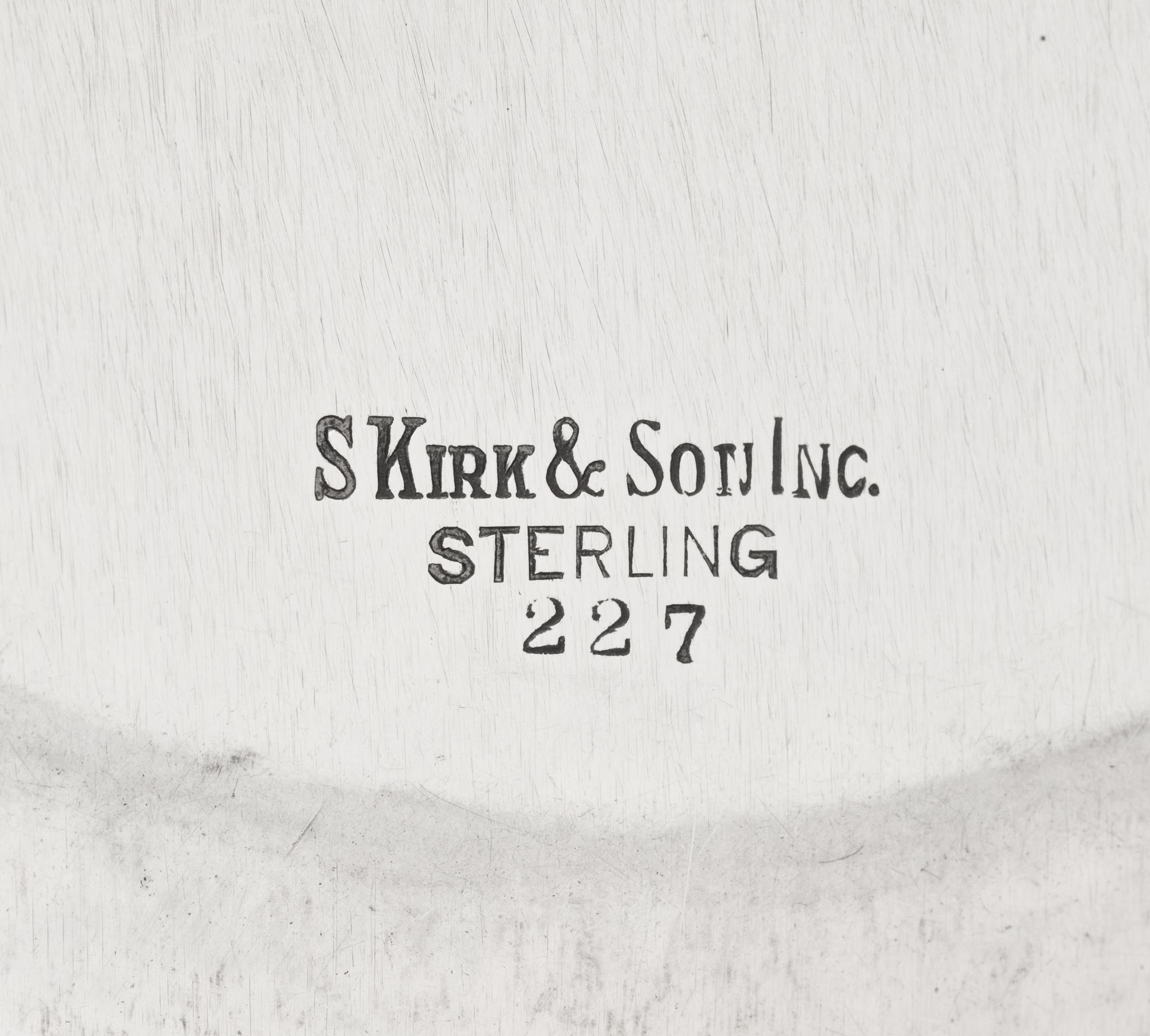 An S. Kirk and Son Silver Repousse Serving Bowl
