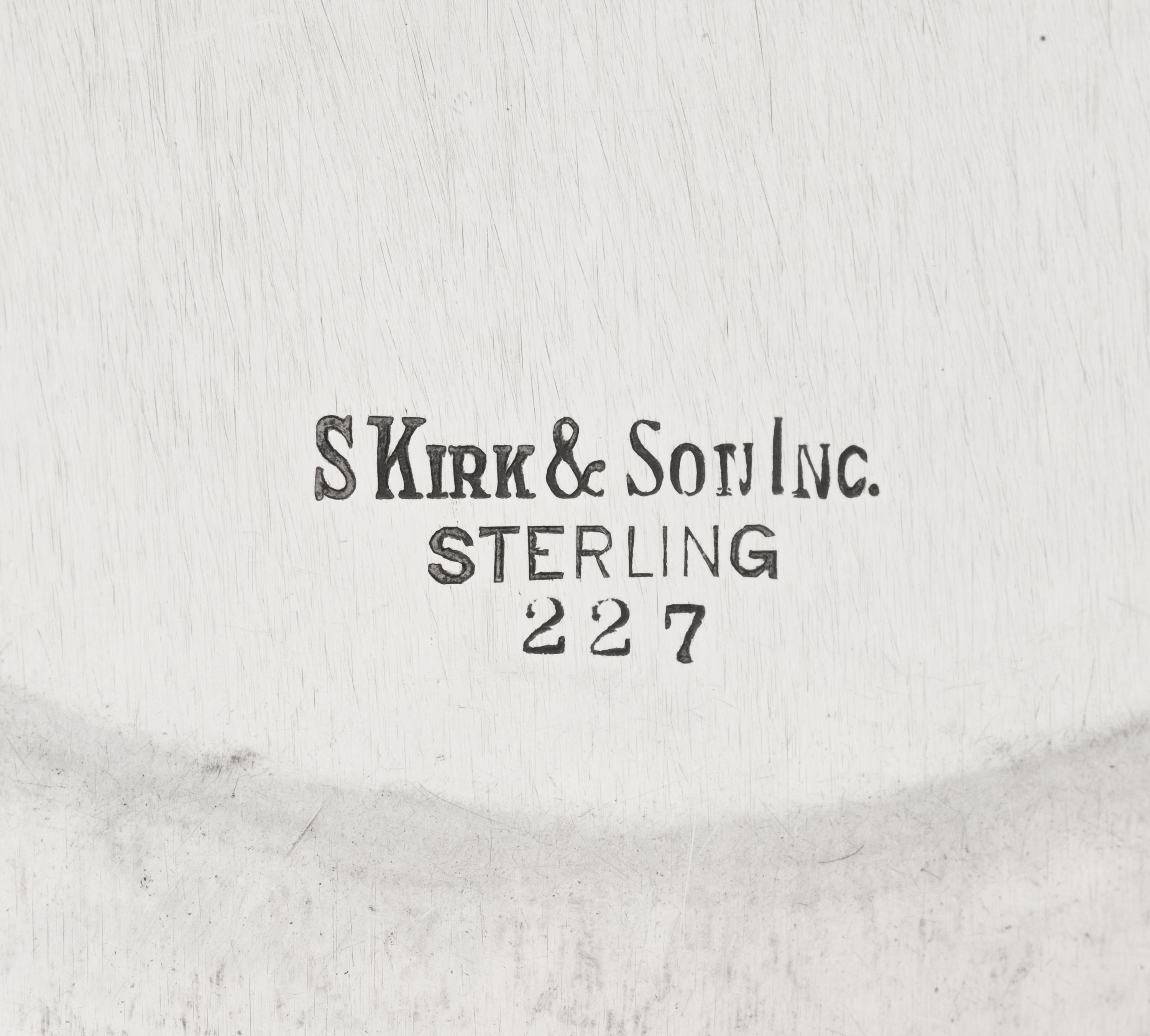 An S. Kirk and Son Silver Repousse Serving Bowl