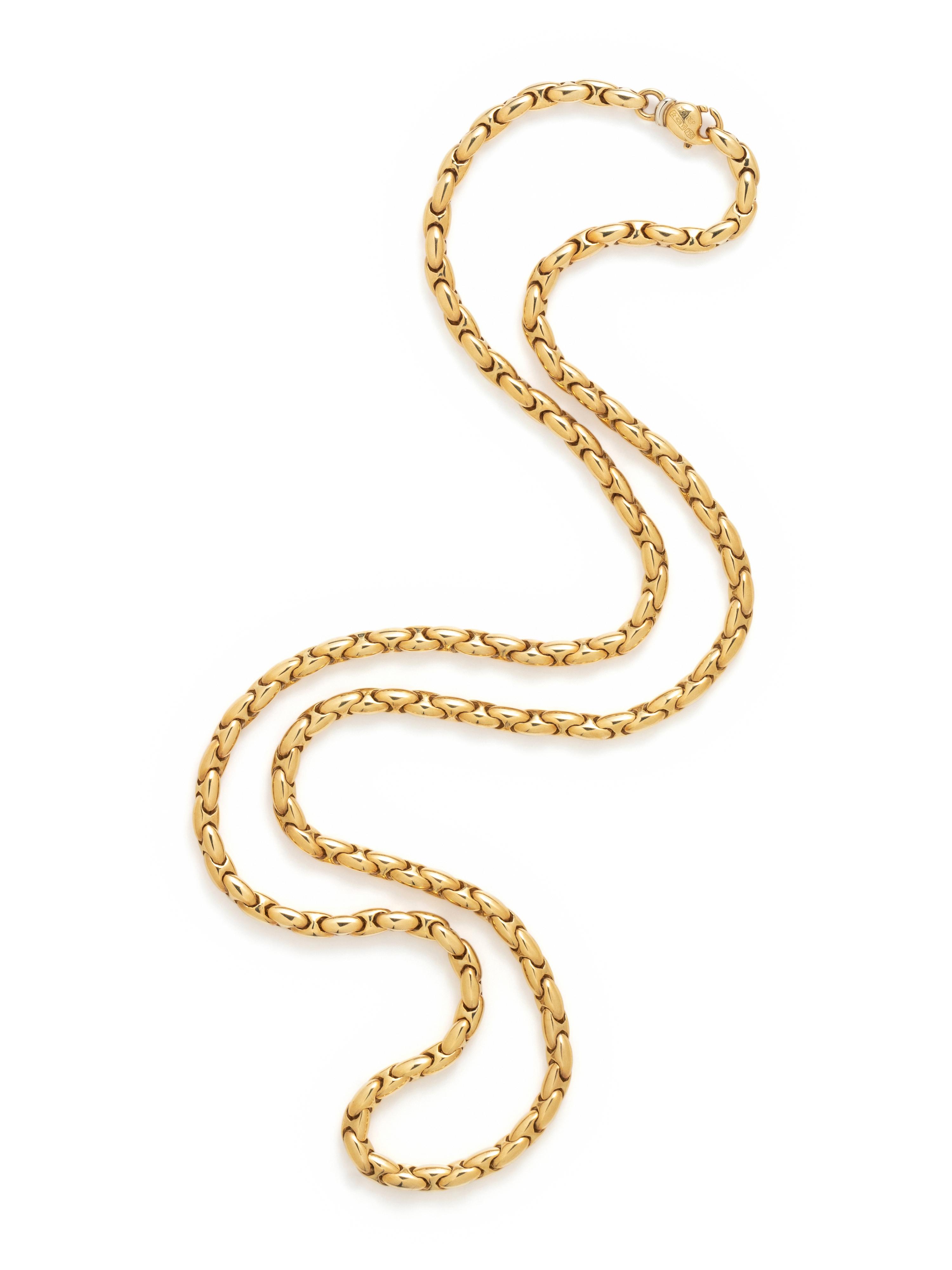 CHIMENTO, YELLOW GOLD NECKLACE