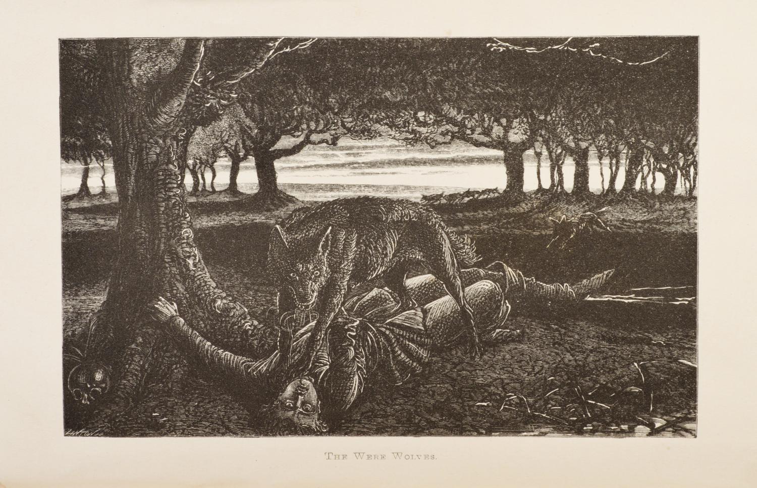 (WERE-WOLVES) BARING-GOULD, SABINE. The Book of Were-Wolves. London, 1865. First edition, original cloth.