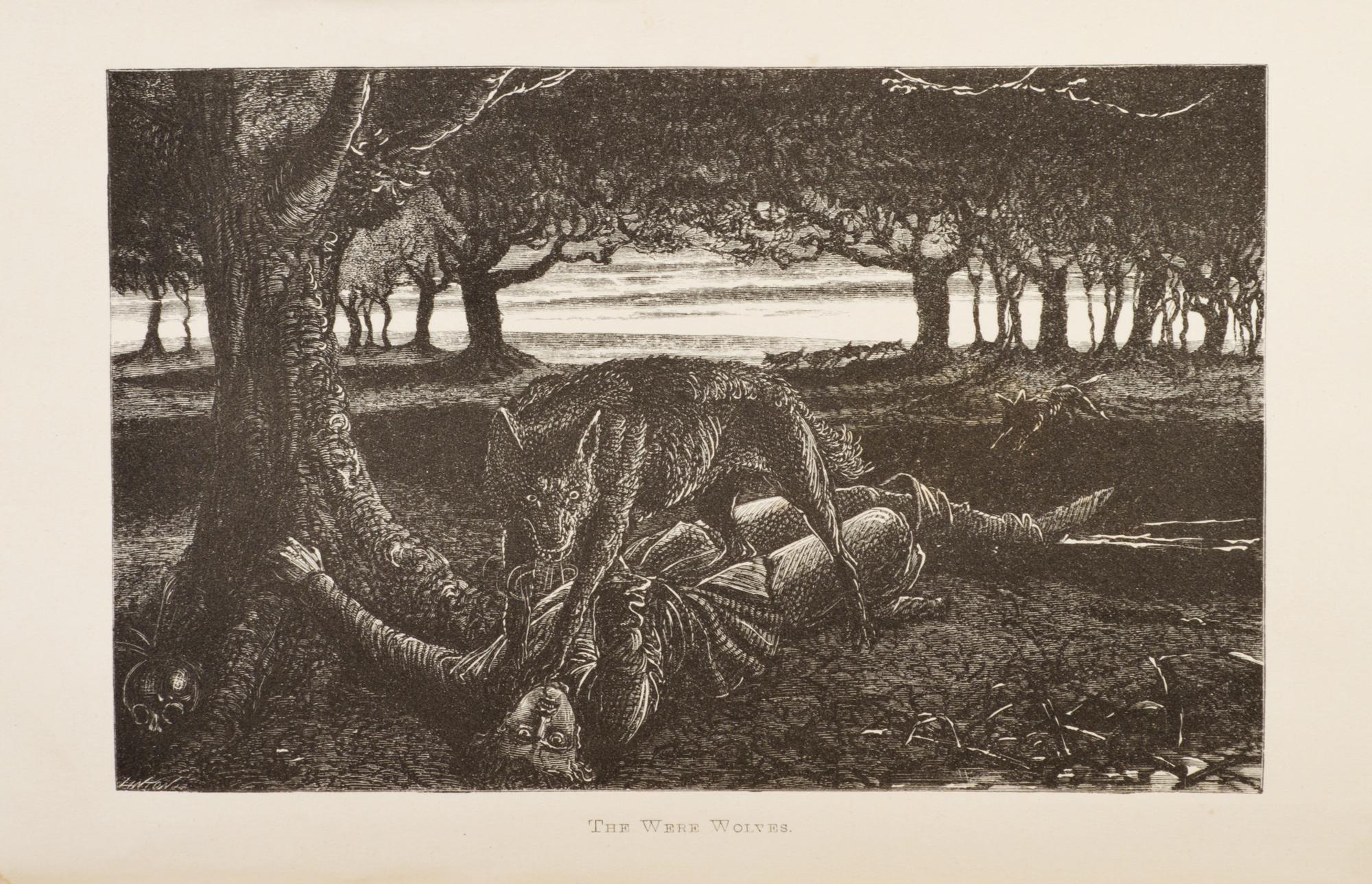 (WERE-WOLVES) BARING-GOULD, SABINE. The Book of Were-Wolves. London, 1865. First edition, original cloth.