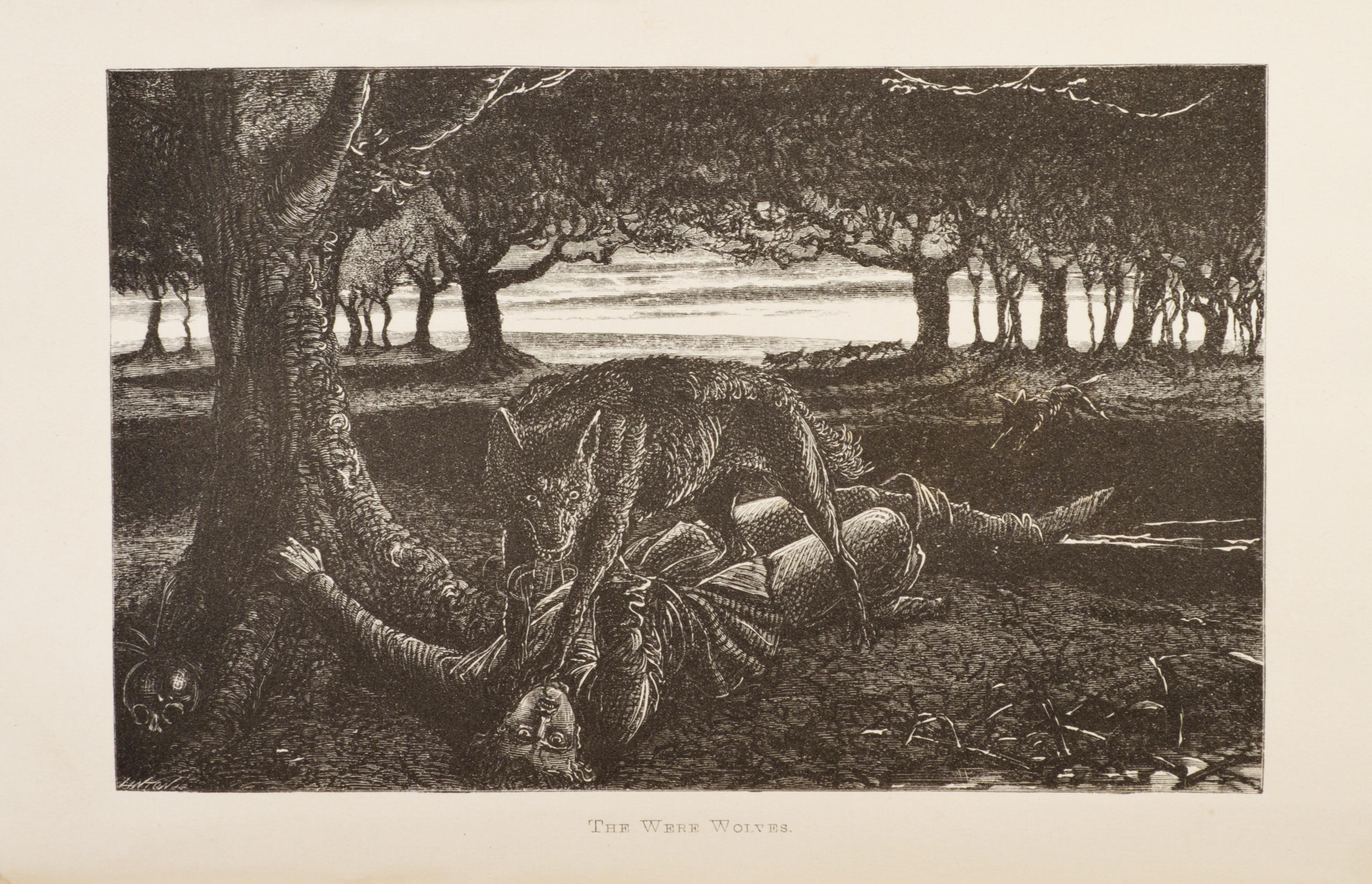 (WERE-WOLVES) BARING-GOULD, SABINE. The Book of Were-Wolves. London, 1865. First edition, original cloth.