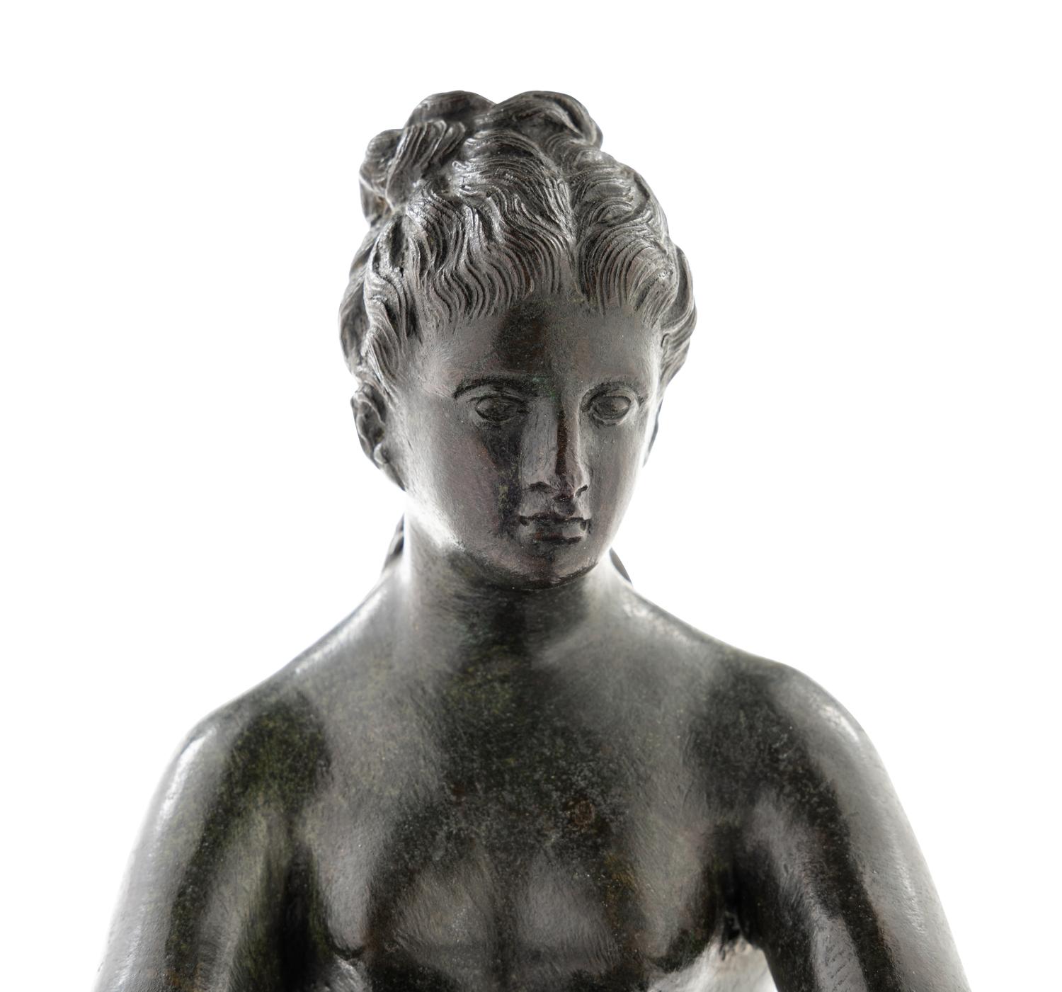 An Italian Grand Tour Style Bronze Figure of a Danaïde