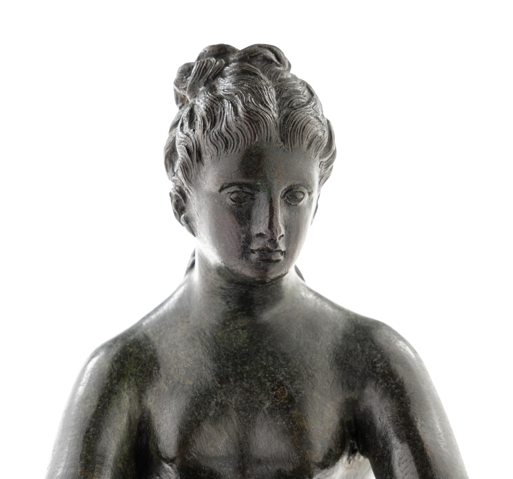 An Italian Grand Tour Style Bronze Figure of a Danaïde