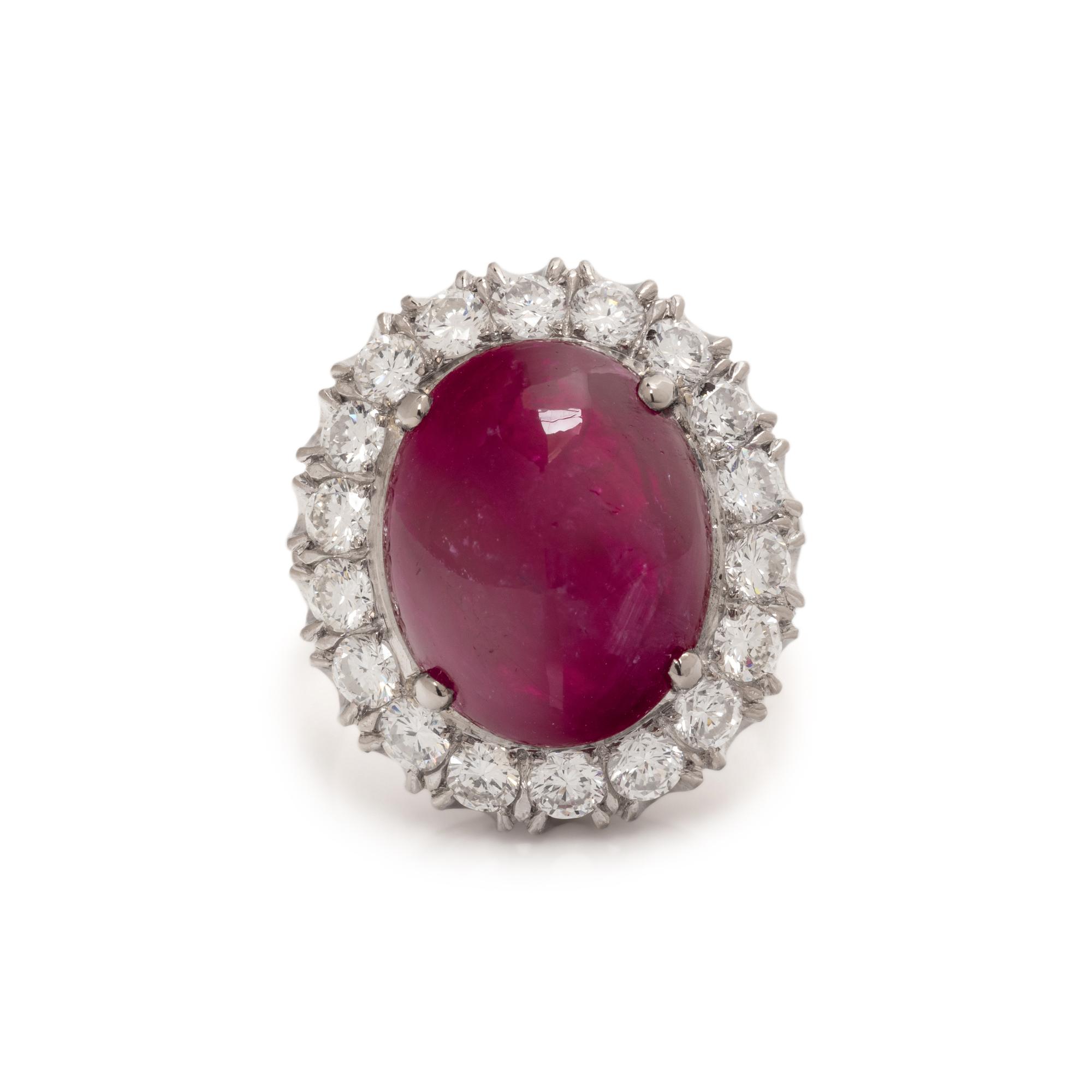 RUBY AND DIAMOND RING