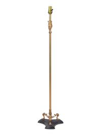 A Neoclassical Style Gilt Bronze Floor Lamp