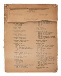 [NATIVE AMERICAN]. Papers associated with the Sioux, Assiniboine, and Ponca Nations, ca early 1900s.