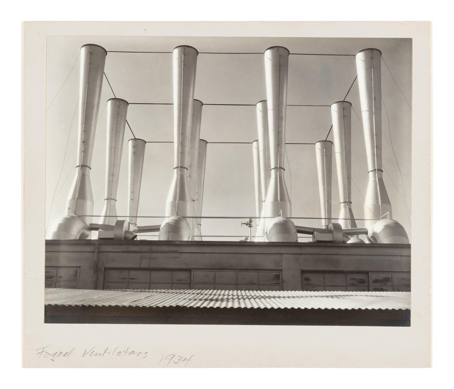 Imogen Cunningham Fageol Ventilators, 1934