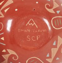 Sgraffito Seed Jar
