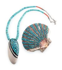 Kewa Mosaic Inlay Shell Jewelry