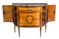 A Louis XVI Gilt Bronze Mounted Parquetry Commode Height 33 x width 38 x depth 17 inches. — 18TH CENTURY