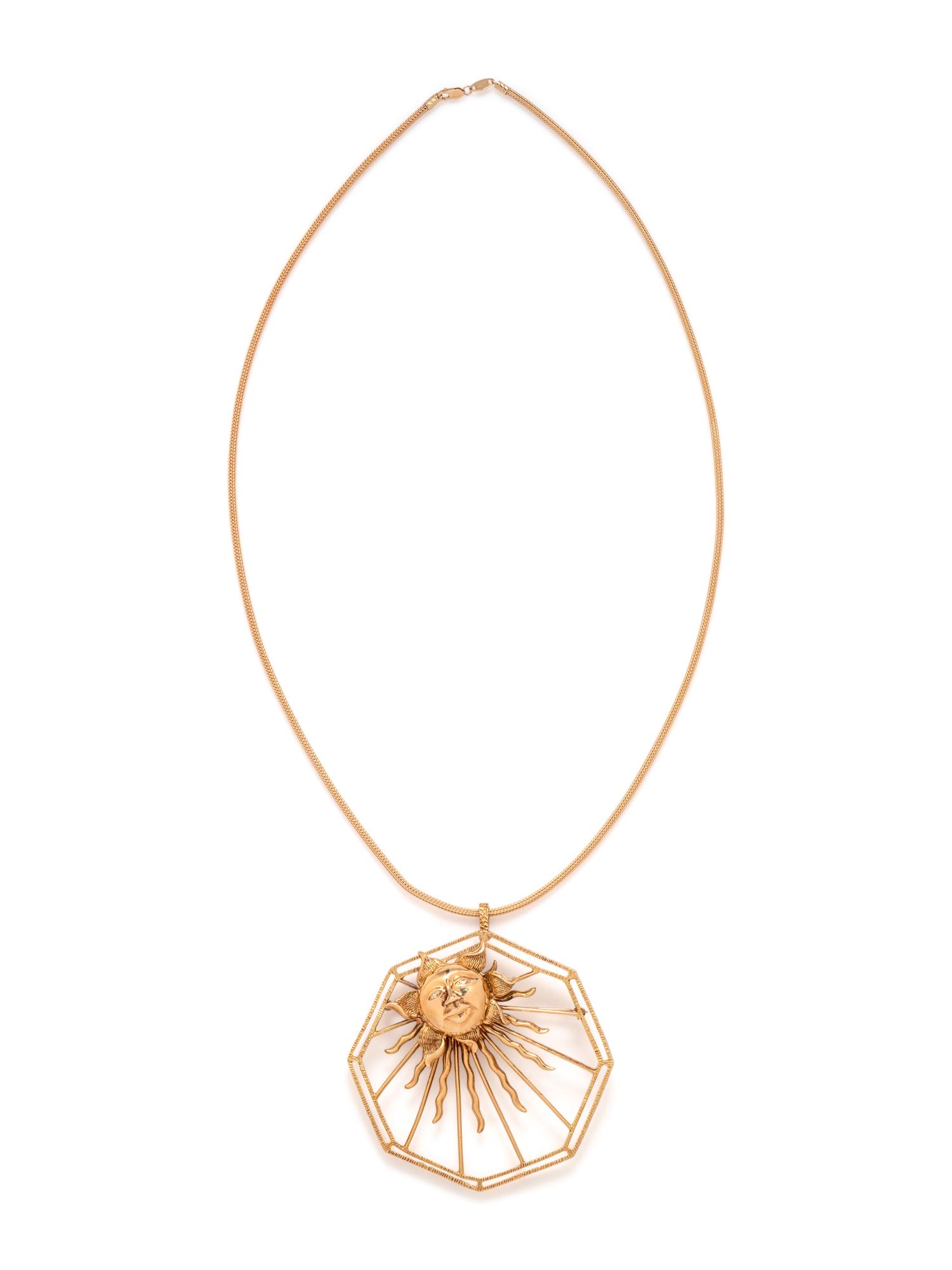 YELLOW GOLD PENDANT/NECKLACE