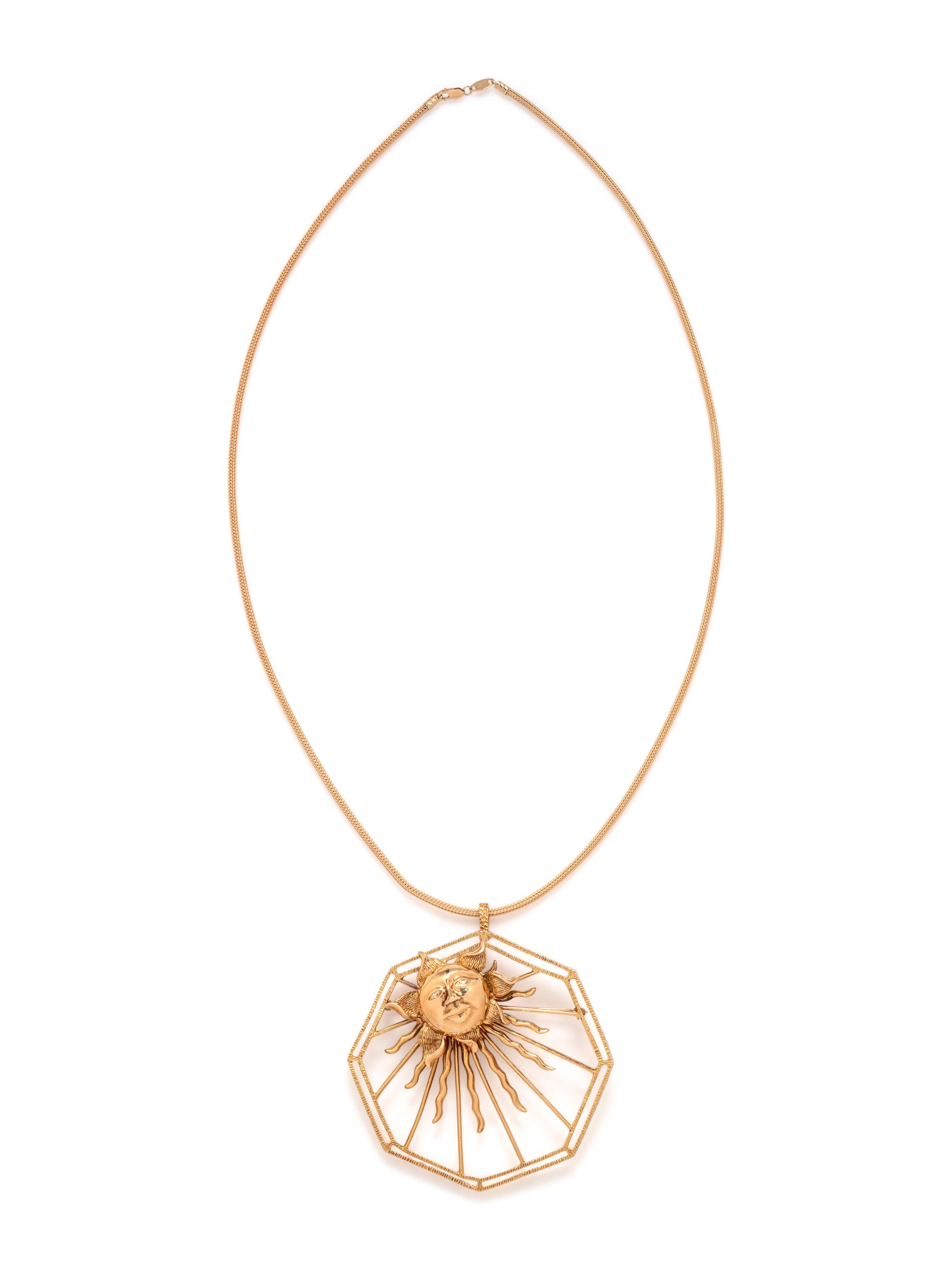 YELLOW GOLD PENDANT/NECKLACE