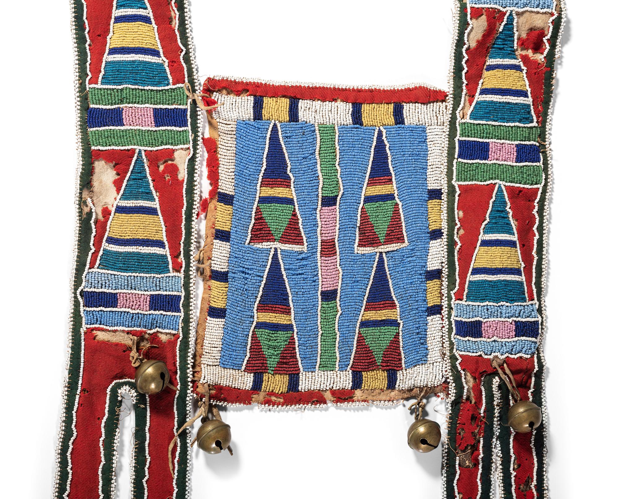 Apsáalooke [Crow] Beaded Hide Martingale
