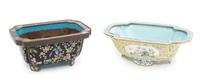 Two Japanese Metal Cachepots Diameter of largest 12 1/2 inches. — LATE 19TH-20TH CENTURY