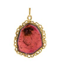 A Collection of Yellow Gold and Polychrome Tourmaline Jewelry, 17.90 dwts.