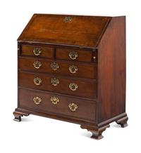 A George III Mahogany Slant-Front Desk