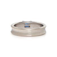 TIFFANY & CO., WHITE GOLD AND SAPPHIRE RING