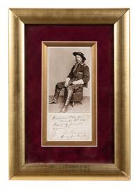 CUSTER, George Armstrong (1839-1876). Endorsement signed ("G.A. Custer"), as Brevet Major General. Headquarters 2nd Cavalry Division, 16 November 1864.