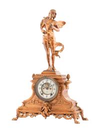 An Ansonia Figural Mantel Clock