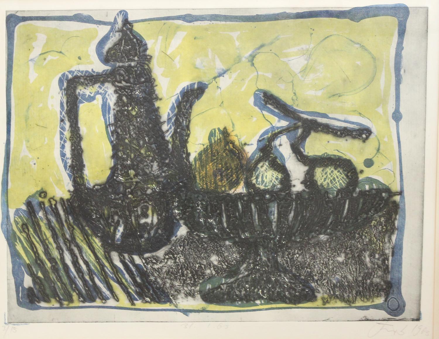 Christian Kruck, (German, 1925-1985), Still Life, 1963