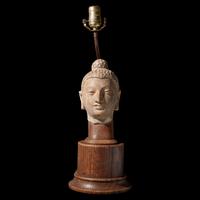 A Gandhara Stucco Head of Buddha, 3rd-4th Century 三-四世纪 犍陀罗頭像