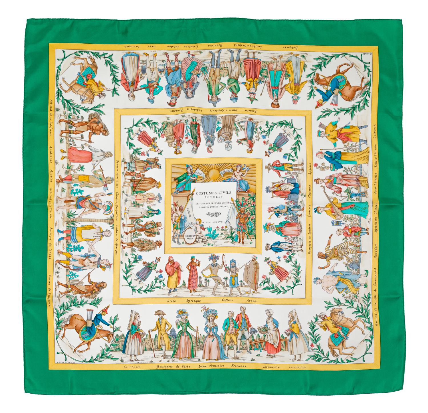 Hermès 90cm Silk Scarf
