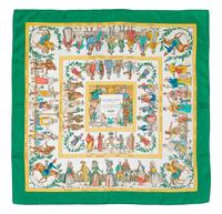 Hermès 90cm Silk Scarf