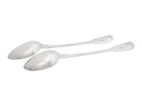 A Pair of George III Silver Serving Spoons