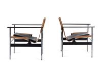 Pair of Sling Chairs, model 657, Knoll, USA