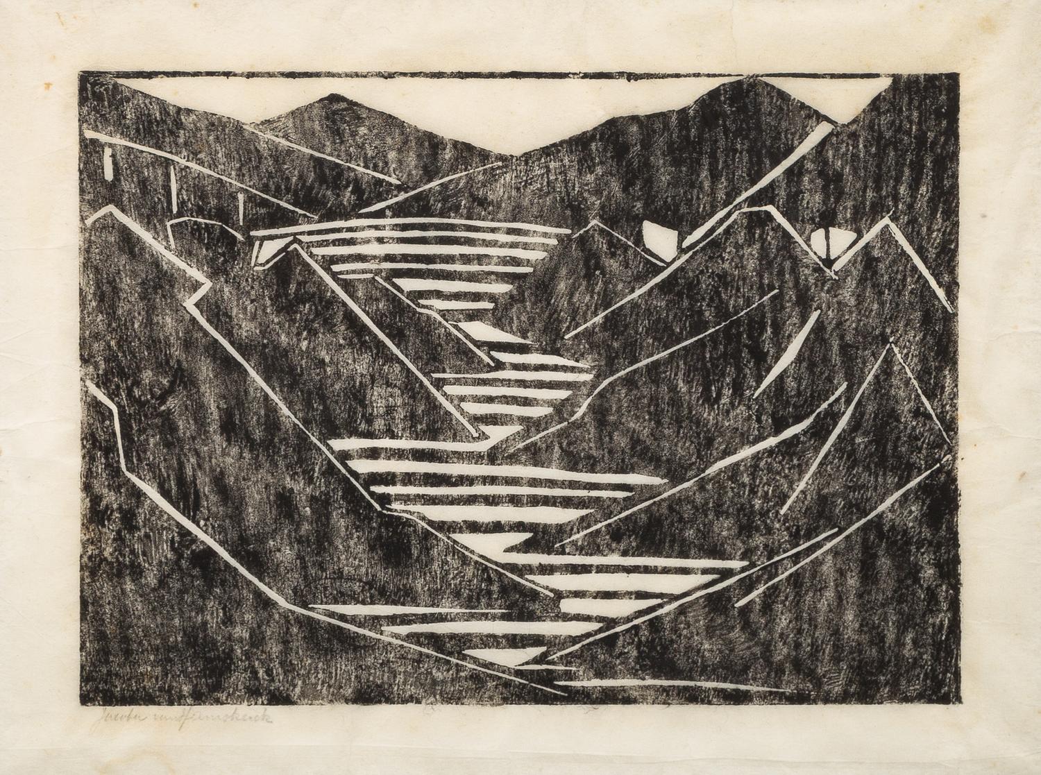 Jacoba Heemskerck van Beest, (Dutch, 1876–1923), Composition (Fjord)