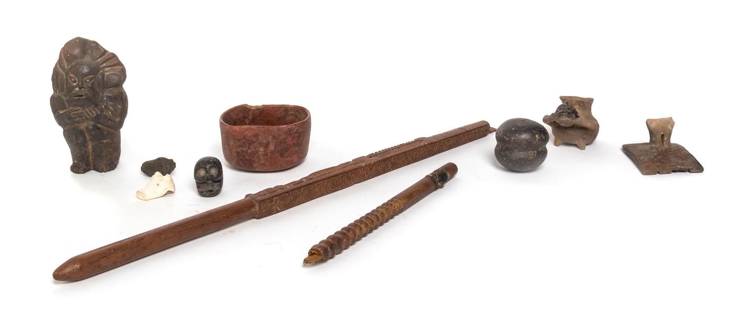 A Collection of South American Articles, Length of longest 28 1/4 inches.
