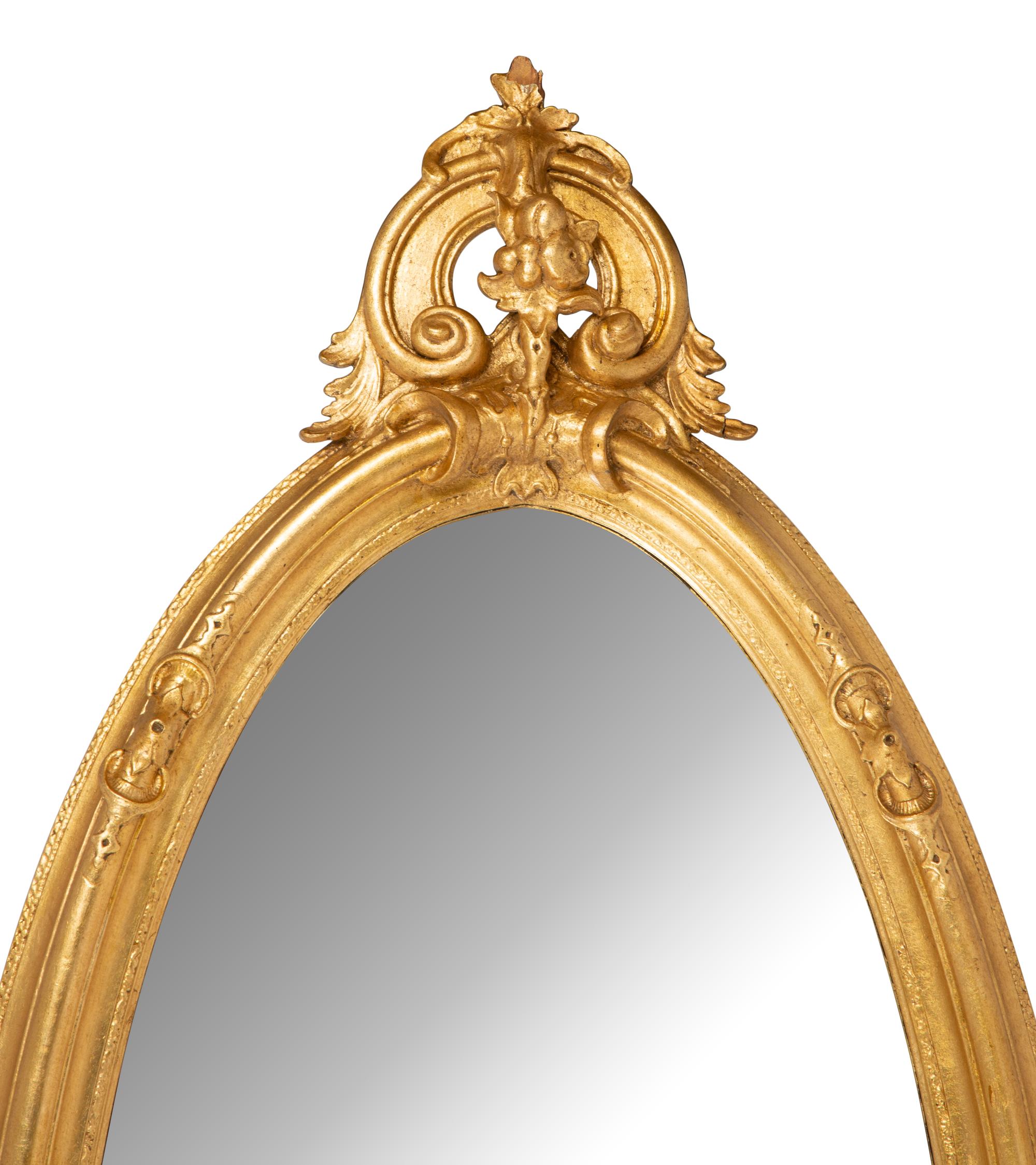A Napoleon III Giltwood Mirror — LATE 19TH CENTURY