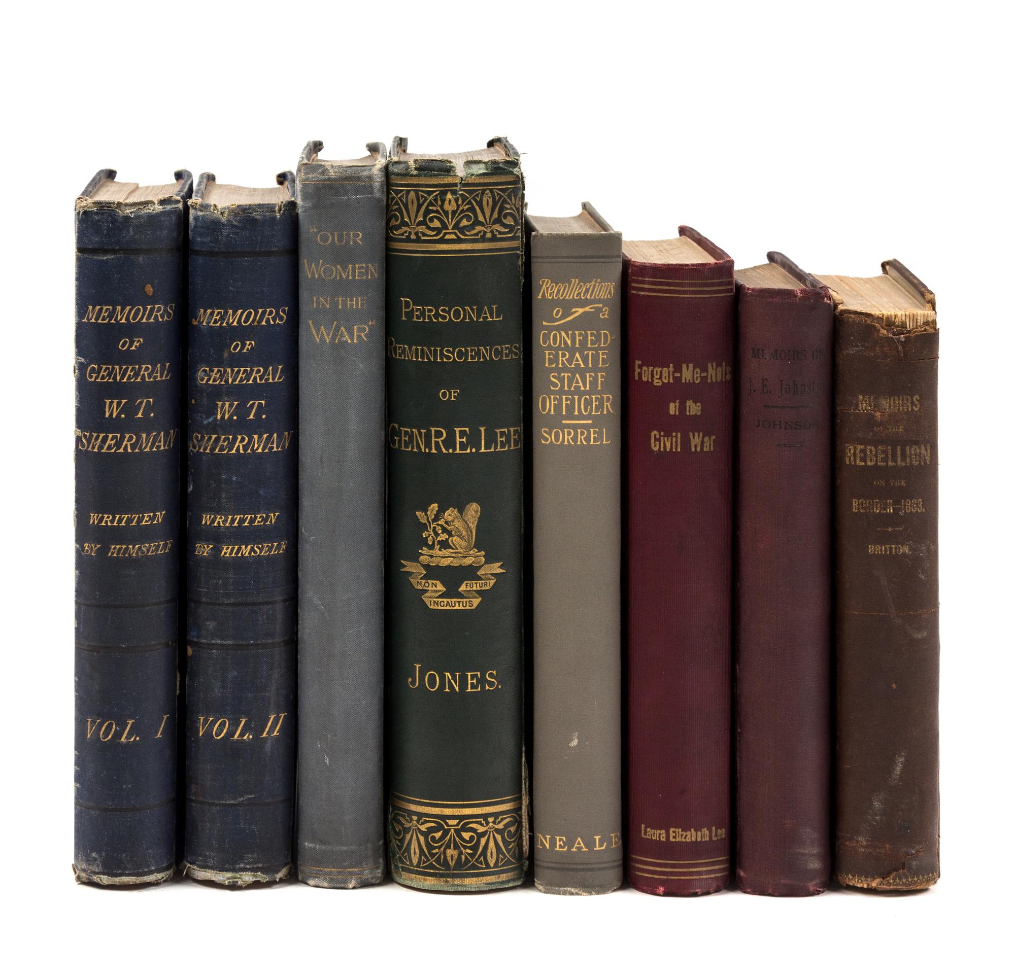 [CIVIL WAR-MEMOIR] A group of 7 works, comprising: