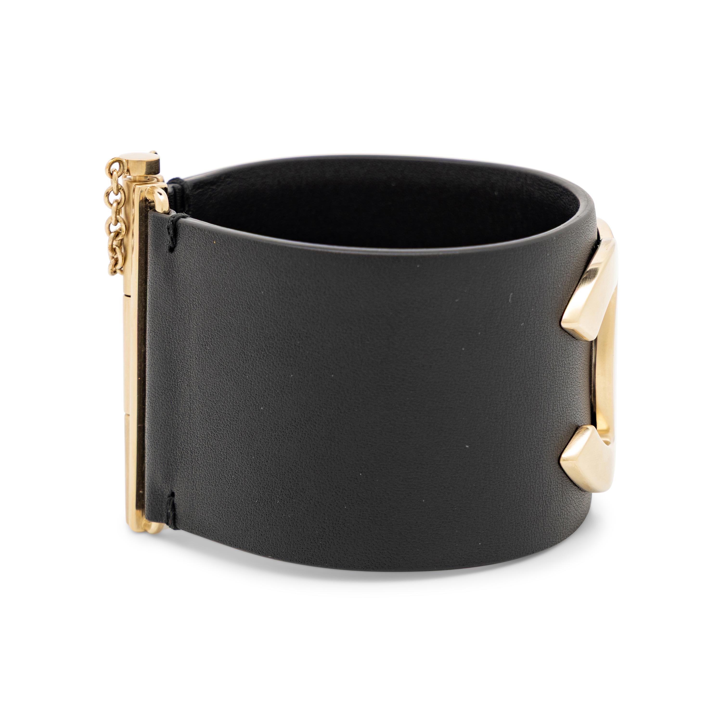 Chanel, Leather CC Cuff