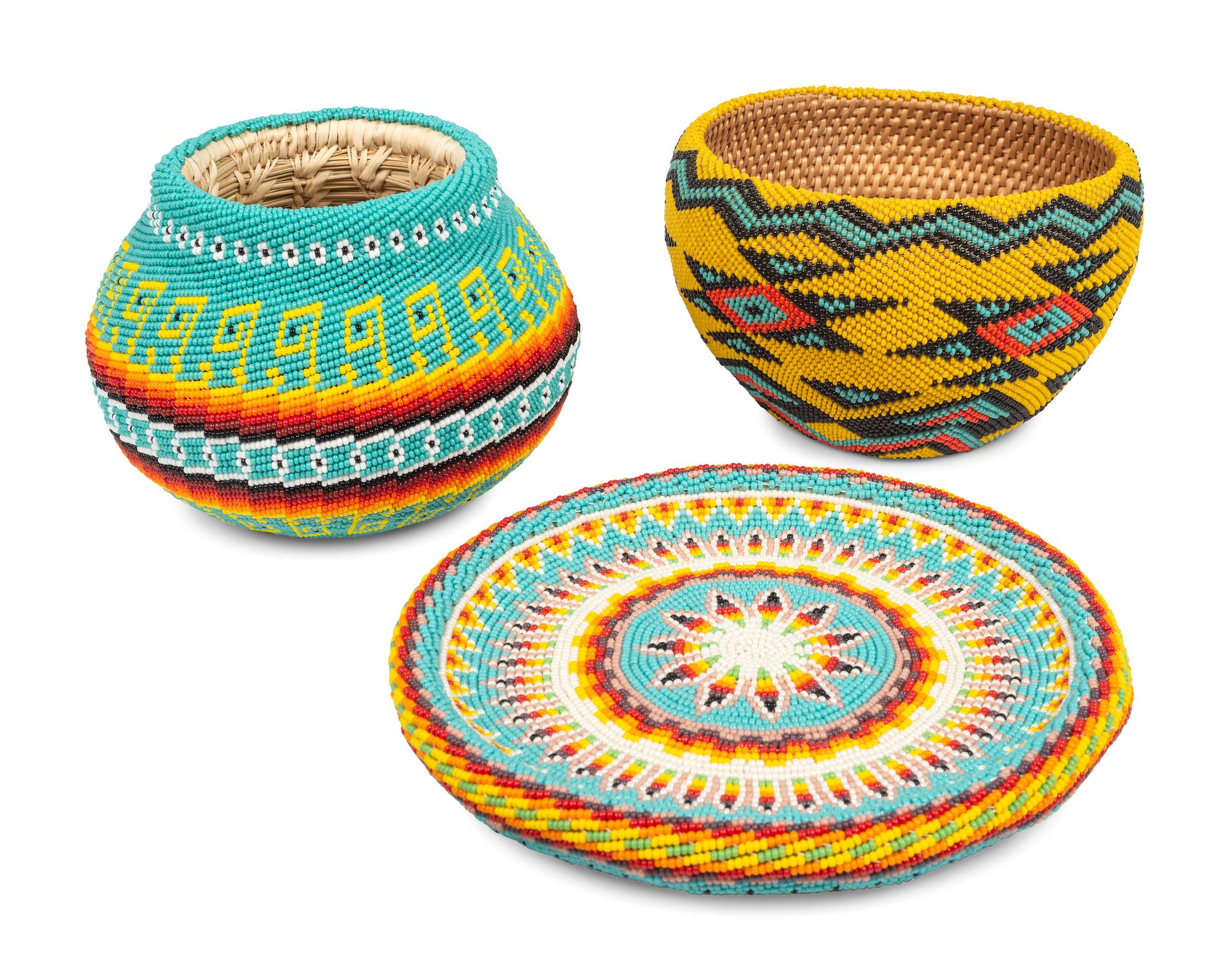 Paiute Beaded Basketry