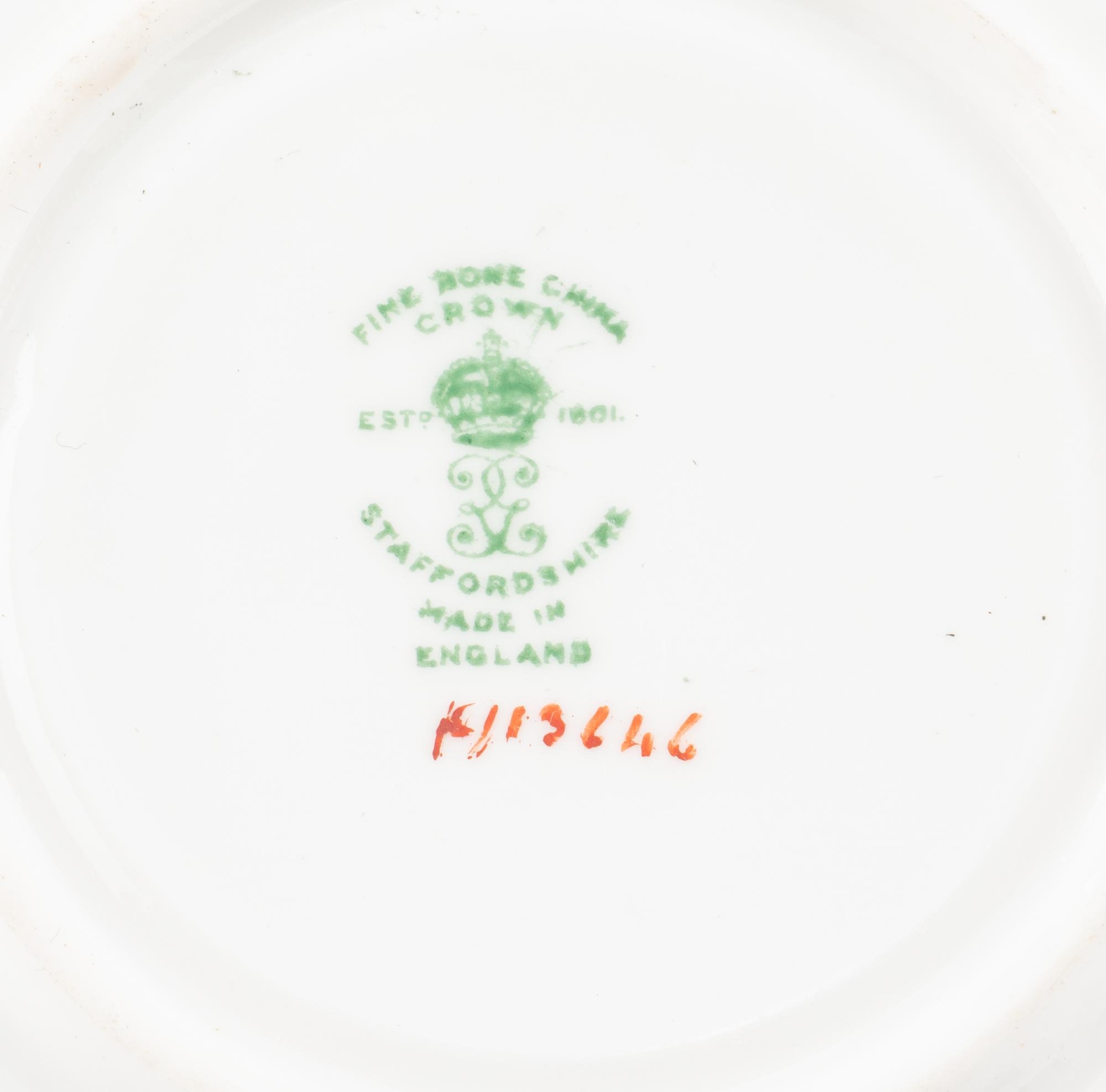 A Staffordshire Porcelain Coffee Service